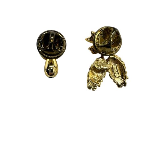 Angel and Pinecone Lapel Pins - Picture 2 of 5